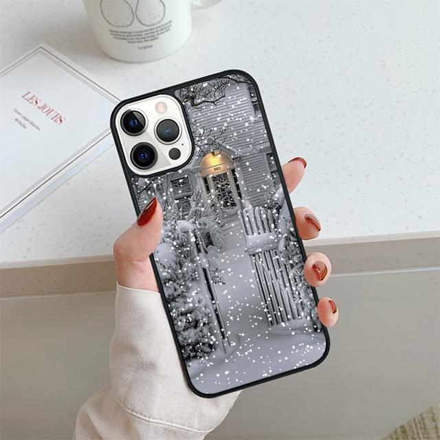 Winter Landscape Phone Case For iPhone 17 Air 13 12 14 15 16  Cover For Apple 14 15 16 Pro Max 6S Plus Coque