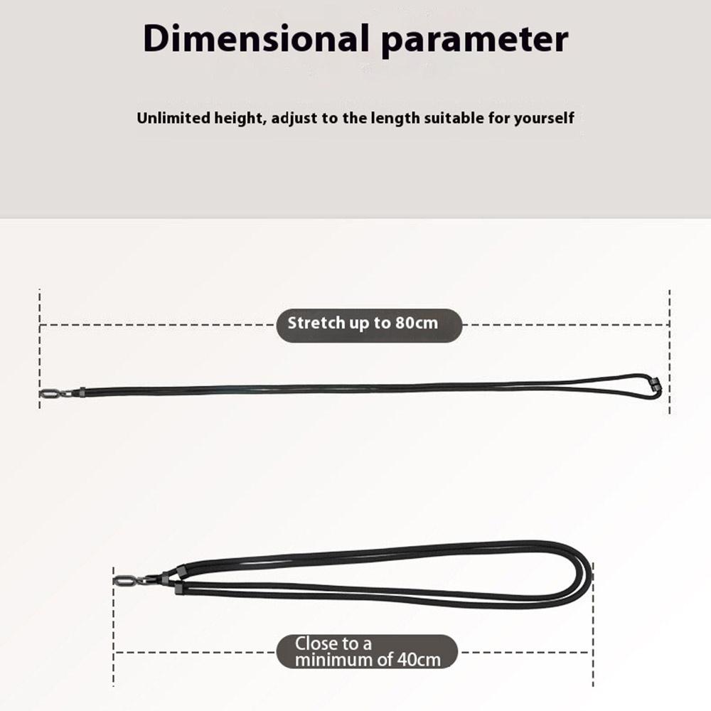 Verstellbares Umhängeband für Handy mit Metalllasche, Anti-Verlust, Sturzschutz