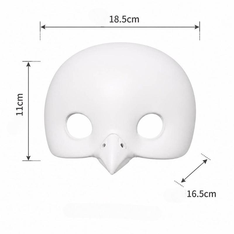 3D Printed Cosplay Realistic Kigurumi Base Beast Skull Mask Animal Plastic Fursuit Head Base DIY Accessories Half Face Mask