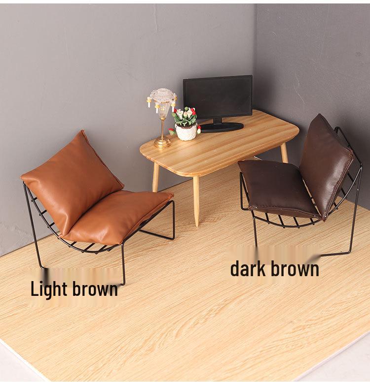 1/6 Scale Wrought Iron Sofa Chair Mini Model for BJD Dollhouse
