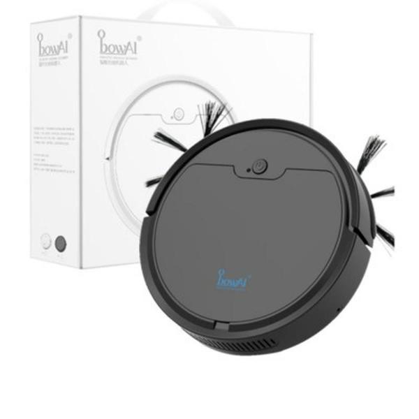 

Робот-пылесос Умный пульт дистанционного управления Приложение Беспроводная уборочная машина Подметание пола Швабра Сухая и влажная Для дома Пылесос чёрный