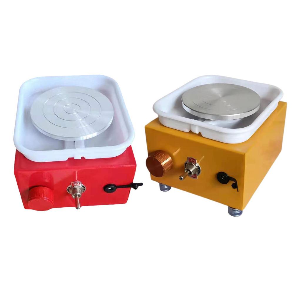 Mașină Roată de Olarit Electrică cu Tavă Rotativă Instrument DIY Mașină pentru Predare Școlară Începător pentru Artă Meșteșuguri Ceramică Stecher EU