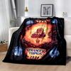 Stranger Things  Blanket Suitable for sofas,travel, living rooms also a good gift for friends and family Suitable for all seasons.