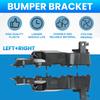 2PCS Front Left Right Side Bumper Support Bracket 4G0807283 4G0807284 For S6 A6 A6 Quattro 2012 2013 2014 2015 2016 2017-18