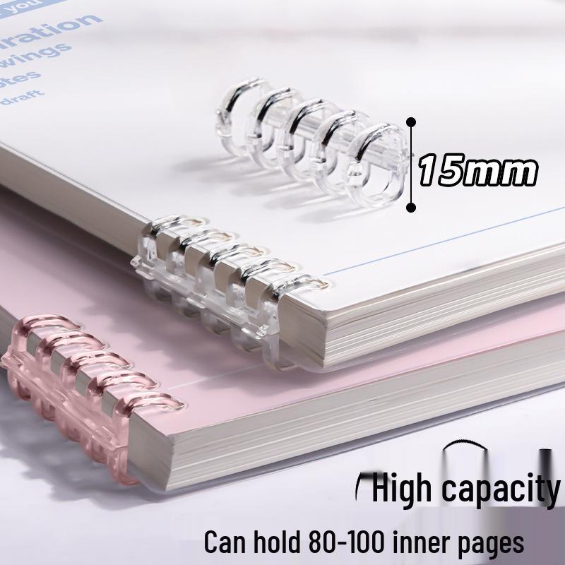 High-Value B5 Ring Binder Diary: Thick, Removable Pages in Minimalist Style