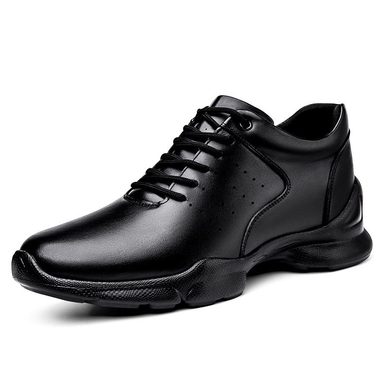 Spring Men's 8CM Height-Boosting Shoes: Trendy, Comfortable Thick Sole Sports & Casual Board Shoes