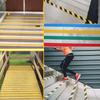 10cm*5m Anti Slip Safety Grip Tape Non Skid Tread Strip Yellow-Black Marking Self-Adhesive Warning Stickers For Stair Step Floor