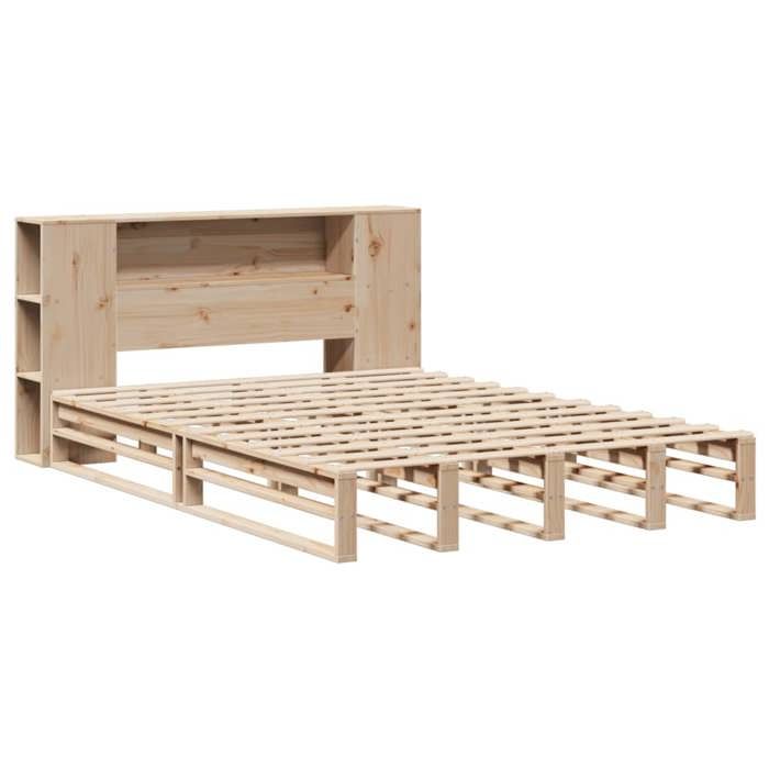 VidaXL Bunk Bed Without Mattress 140x200 Cm Solid Wood, Bed, Bedroom Furniture, Bed with Storage, Bed 3323875