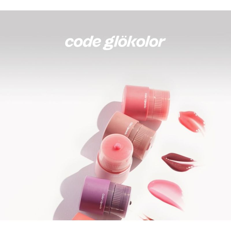CODE GLOKOLOR - Color Lipcerin - 6 Colors