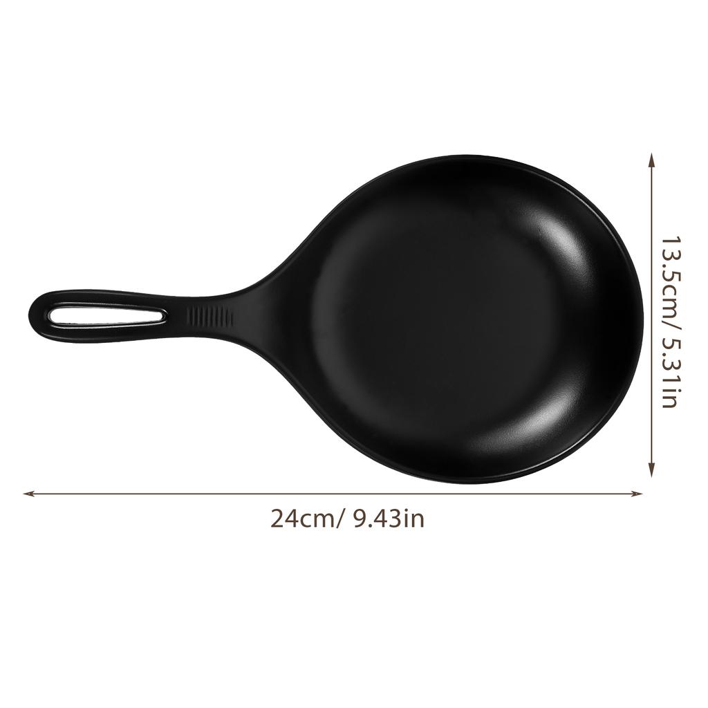 Restaurant Home Plates Food Serving Storage Tray with Handle Reusable Spoon Large
