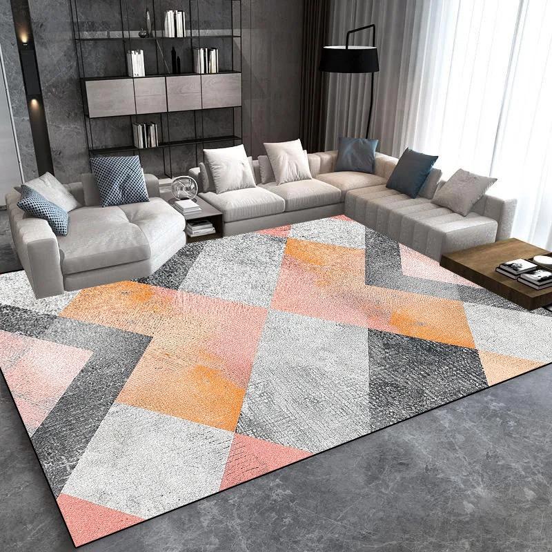 Modern Light Luxury Large Carpet Rug for Home Living Room Bedroom Sofa Doormat Decor Kid Play Area Rug Carpet Non-slip Floor Mat