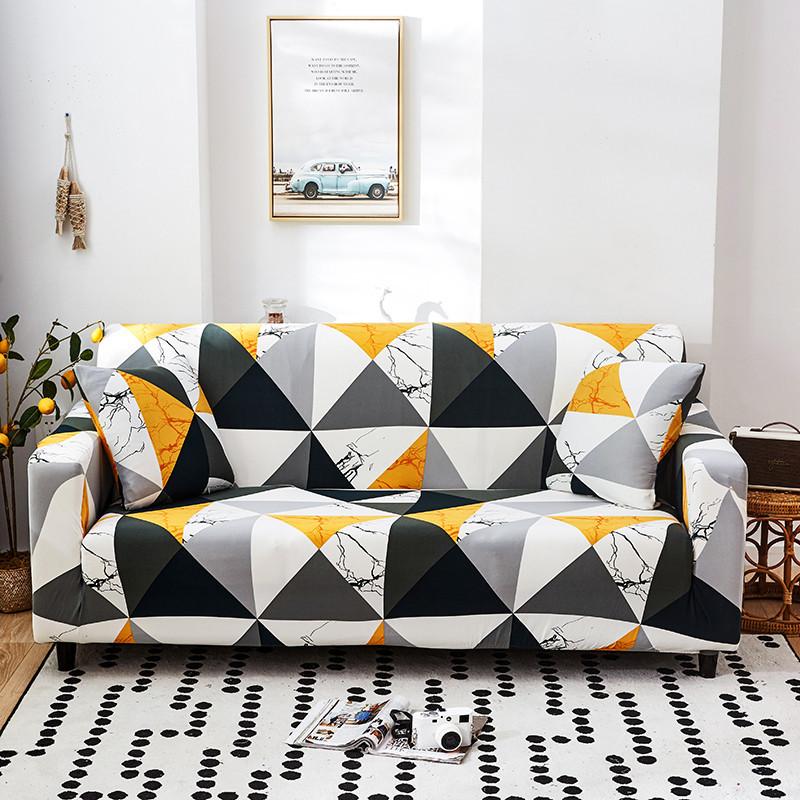 HOUSMIFE Elastic Sofa Covers for Living Room Funda Sofa Couch Cover Chair Protector 1/2/3/4-seater Geometric Sofa Slipcovers