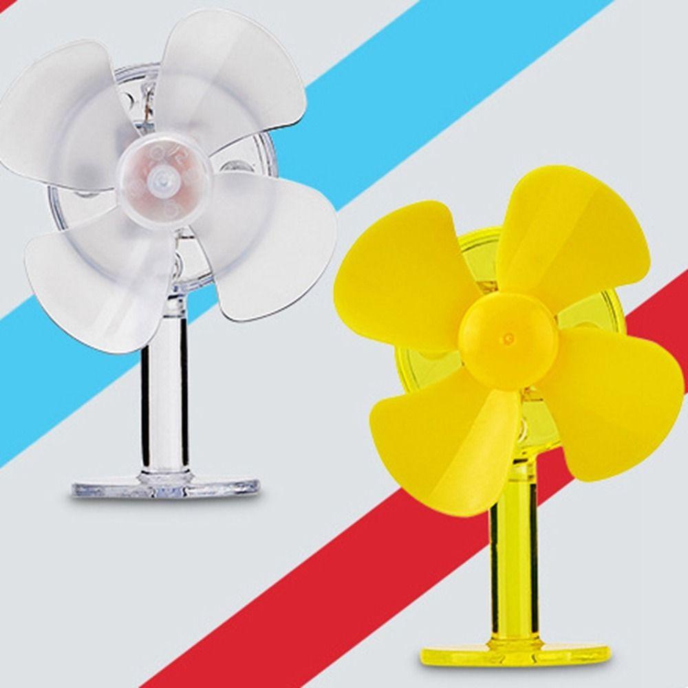 Wind-powered Luminous Wind Energy Fan Ornaments Safe Riding Mini Windmill LED Light  Vehicle