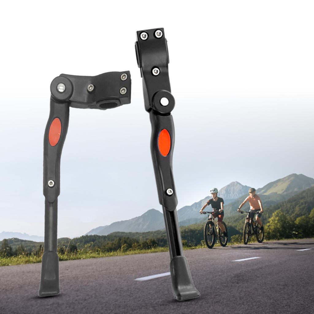 Road Bike Kickstand Adjustable Kickstand Bicycles Parking Stand Foot Brace Aluminium Alloy Rear Mount Bike Kickstand