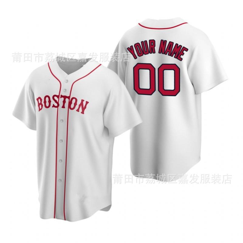 Boston Red Sox Camiseta de Béisbol Ropa para Fans Número Personalizado 34 Ortiz 5 11 Algodón Unisex Camiseta Deportiva