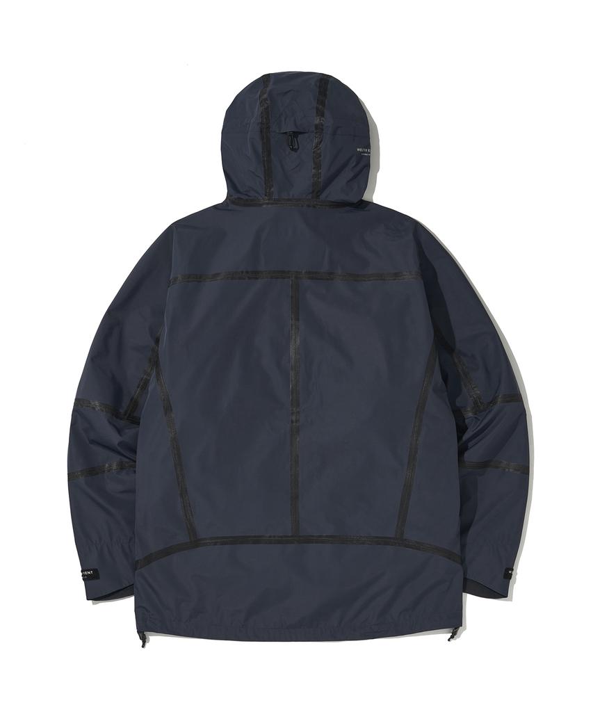 Welter Experiment Wol024_3Layer Seamsealing Hood Shell Jacket_Navy