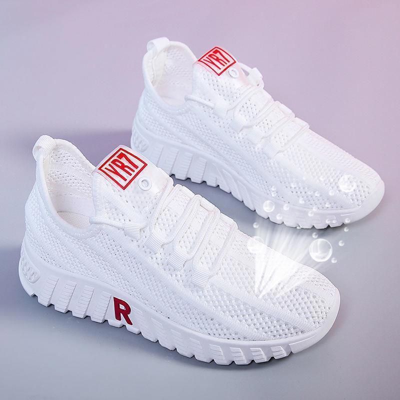 Summer cloth shoes women's mesh shoes mesh breathable sports casual shoes soft sole non-slip mesh women's shoes student shoes