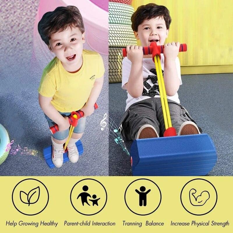 Presentes para meninos e meninas de 3 anos, pula-pula de espuma para crianças, brinquedos ao ar livre para crianças autistas, brinquedos divertidos, presentes para meninas, brinquedos para autismo