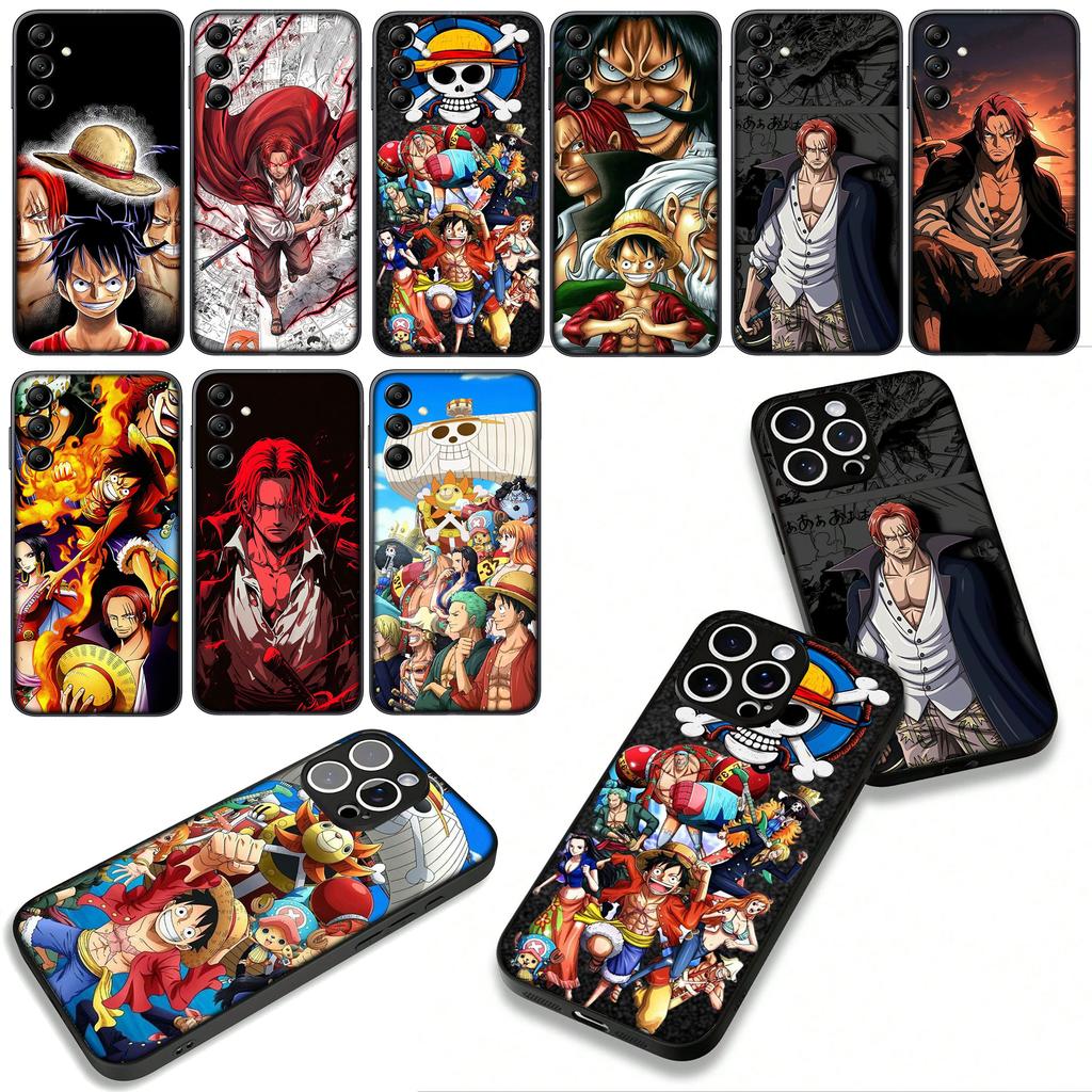 Cover for Apple iPhone 16 15 14 Plus 13 12 Mini 17 Pro Max + ProMax 16E Air Phone Case Luffy One Shanks Piece Roronoa Zoro