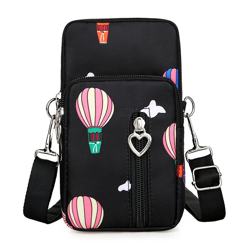 Large Screen Portable Mobile Phone Bag Spring and Summer Mini Small Bag Female Messenger Bag Mobile Phone Bag Change Bag Neck Cloth Bag