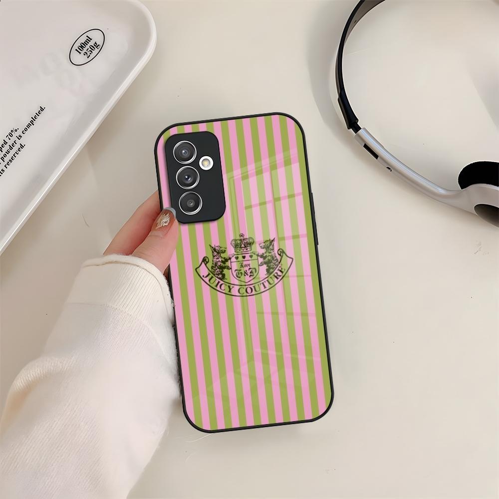 

Чехол для телефона J-JuicysS Couture Стеклянный Для Samsung S24 S26 S23 S20 S25 S21 S22 Ultra Fe Plus A05 A06 A16 A26 A36 A56 Coque Galaxy S21 5G