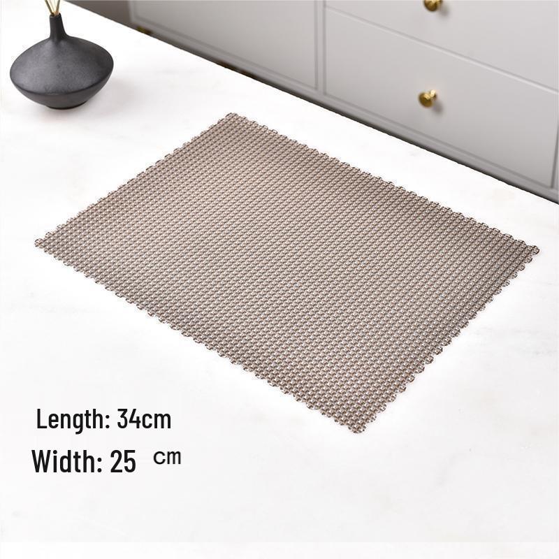 PVC Waterproof Tea Tray Mat: Scratch-Resistant and Anti-Clog with Tea Leaf Residue Filter