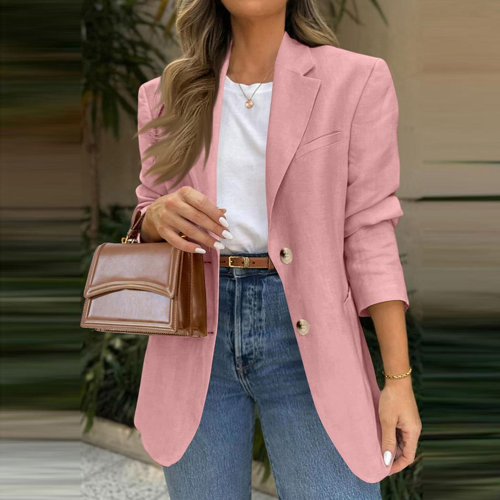 Women's Faux Suede Button Jacket Oversized Gathered Hem Short Length Coat Casual Vintage Outerwear With Pockets