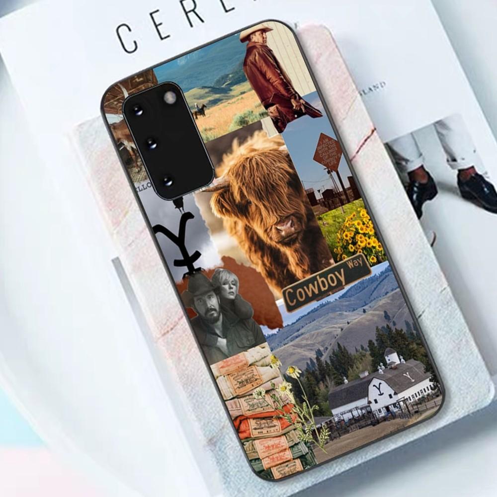

American TV Series Yellowstone Phone Case Silicone PC+TPU For Samsung S10 20 30 22 23 24 Plus Lite Ultra Cover Samsung S21