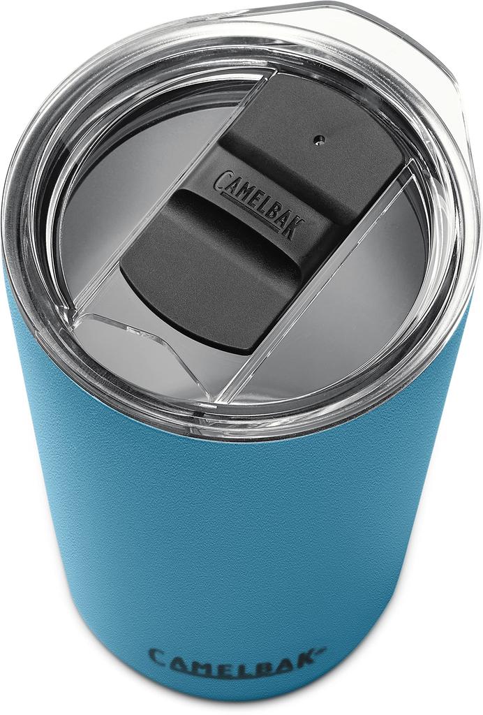 Camelbak Horizon Larkspur Vacuum Keeps Drinks Hot or Cold Scratches On Tumbler, 500ml, Insulated, [Less Tables] [Quiet Placement]