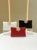 Pochette in Velluto con Diamanti e Chiusura a Serratura per Matrimoni Serale