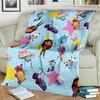 3D Kawaii Gabbys Dollhouse Cartoon Girl Gift Blanket,Soft Throw Blanket for Home Bedroom Bed Sofa Travel Picnic Cover Kids