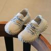 Children's Sports Shoes, Breathable Mesh Shoes, 2023 Spring and Autumn Boys' Casual Shoes, Knitted Girls' Coconut Shoes, Soft Soled Baby Shoes