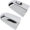 AMAKO Front Door Handle Cover with Key Hole, Chrome Bezel Compatible with Mitsubishi Montero L200 2005 to 2015 Exterior Door Handle Cap