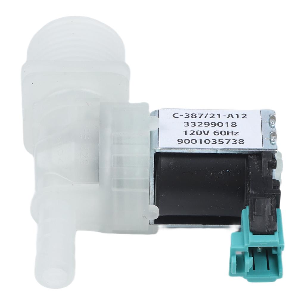 Washing Machine Water Inlet Solenoid Valve 9001035738/33299018 110V Replacement Part Plastic Casing Built In Filter Single Unit