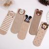 Korean Style Mid-Calf Cute 3D Cartoon Totoro Ear Socks for School