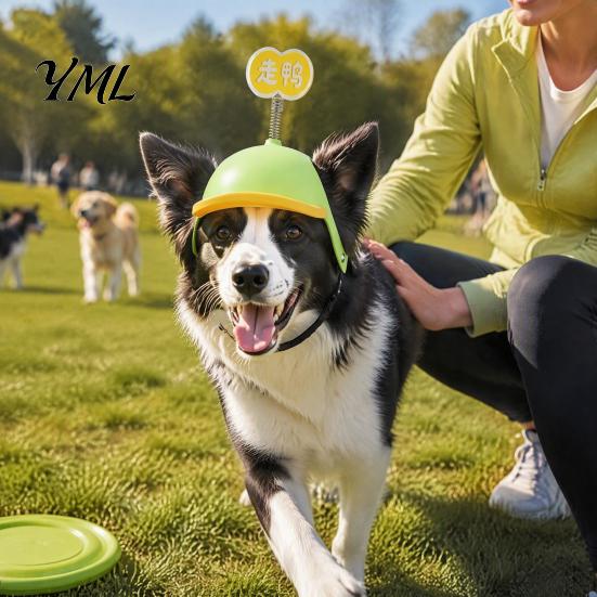 Portable Pet Travel Gear Adjustable Mini Puppy Helmet for Small And Medium Dogs, Lightweight Protective Outdoor Protection Safety Hat, Headgear