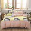 Aloe Cotton Blend Bedding Set Striped Sheet Style Modern Simple 1.2m/1.5m/1.8m/2.0m/2.2m Beds Home Bedroom Decor