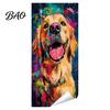Weatherproof Waste Container Art Fun Animal Trash Can Stickers, Self?Adhesive Bin Decals for Outdoor Removable Vinyl Skins Garbage Can, Mailbox