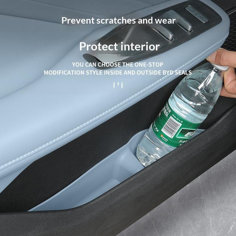 For Changan DEEPAL S05 Silicone Storage Box for Car Doors Scratch Resistant and Wear-resistant Storage Box Interior Accessories