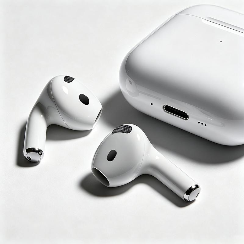TWS Wireless Earbuds Compatible AirPods 4 Active Noise Cancellation Spatial Audio IP54 Sweatproof Bluetooth Headphones