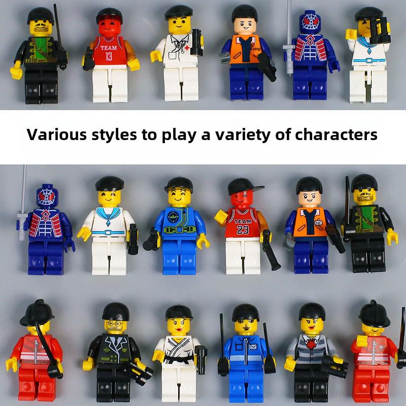 Cartoon City Building Blocks for Kids: Compatible Educational Figurines for Boys and Girls