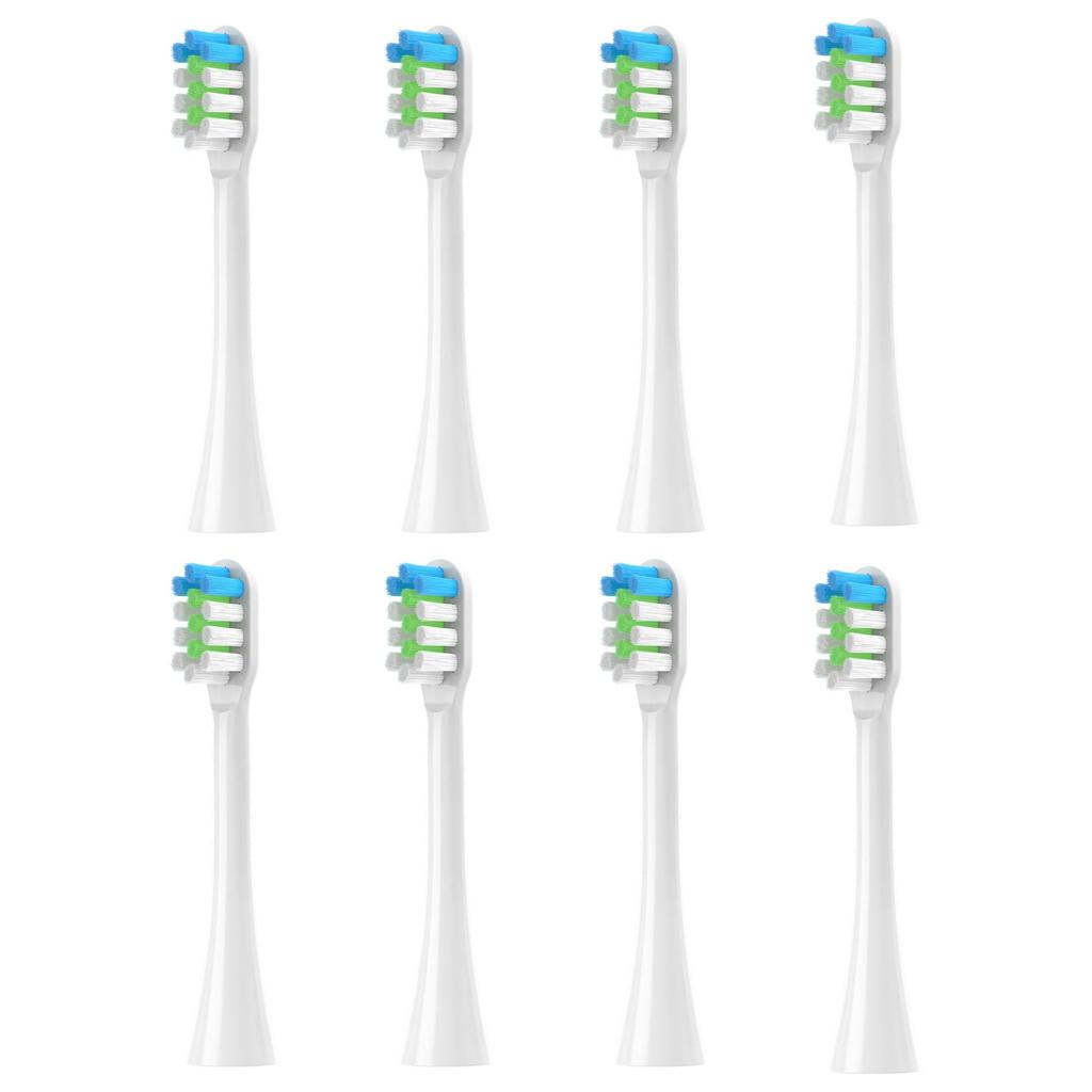 FitMount Compatible with Panasonic Electric Replacement Compatible with Panasonic Compatible Plaque Regular Soft Extra Fine 8 White Doltz, Toothbrush,