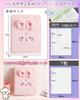GOKEI A5 Fluffy and Cute Sticker Book for Lightweight Sticker Planner 20 2 Desk PP Card Animal Card Memo Album Oshikatsu, [1 Binder, Refills, Pads],