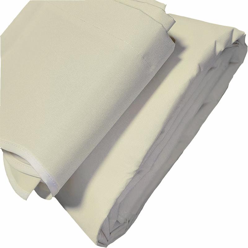 Cream Color Solid Beige Canopy Replacement Cloth Poly Fabric Outdoor Awning Waterproof Material Store Banner UV Block