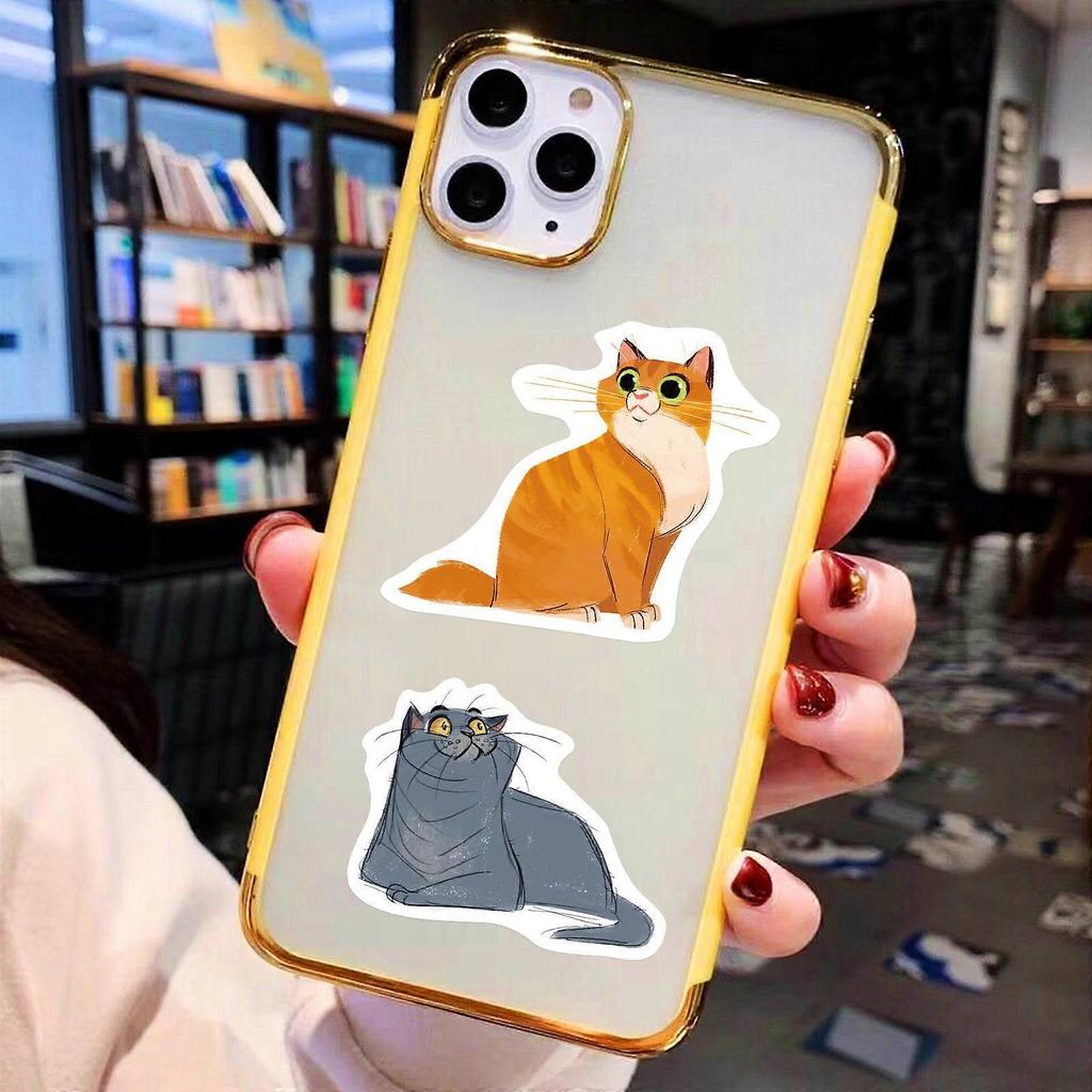 Cute Cat Stickers, Set of 50, Waterproof and UV Resistant, Great for All Your Gadgets