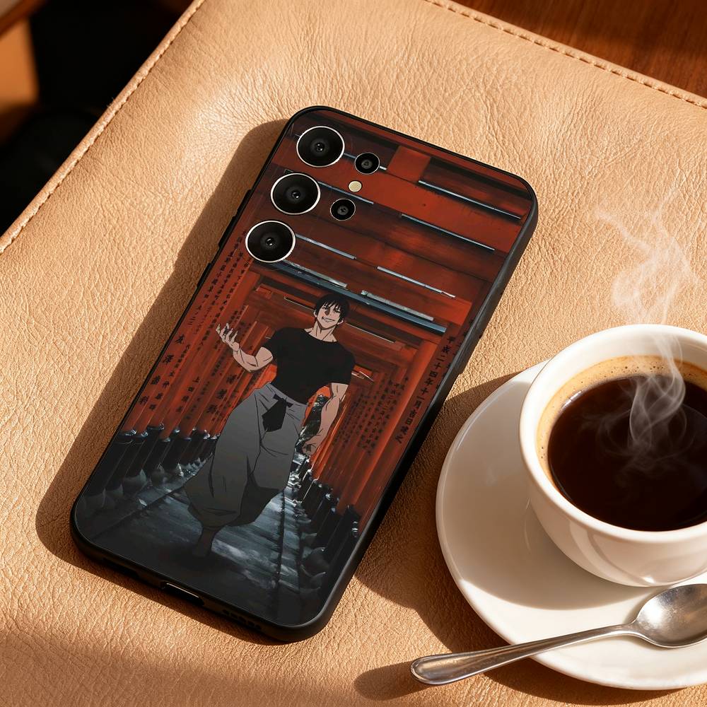 Toji F-Fushiguro Jujutsu K-Kaisen Phone Case For Samsung S26,S25,S24,S21,S22,S23,S30,Ultra,S20,FE,Lite,10,9,Black Cover