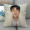 Custom Crash Landing On You Hyun Bin KPOP Pillowcase 45X45cm Wedding Decorative Eco-Friendly Cotton Linen Fabric Pillow Case