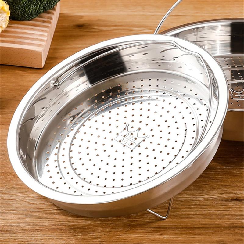 Stainless Steel Steamers Basket with Handle Hone Kitchenware Steaming Grid Pressure Cooker Accessories Food Vegetables Strainer