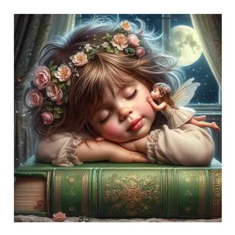 DIY 5D Diamond Painting Fairy Full Round Mosaic Landscape Picture Cross Stitch Kit Art Rhinestone Home Decor Gift