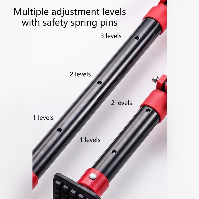 180 Degree Rotatable Heavy Duty Support Bracket with Nonslip Pad For Stable Cabinet Support Height Adjustable Design